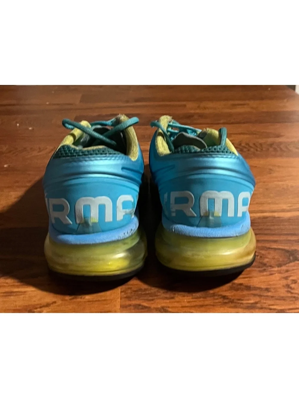 Nike Air Max+ 2013 Gamma Blue Volt Running Shoes Size 10